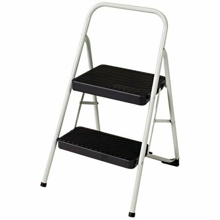 COSCO 11135CLGG1 Cool Gray Two-Step Folding Step Stool 31211135CLGG